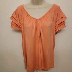 Loft Flutter Sleeve Top